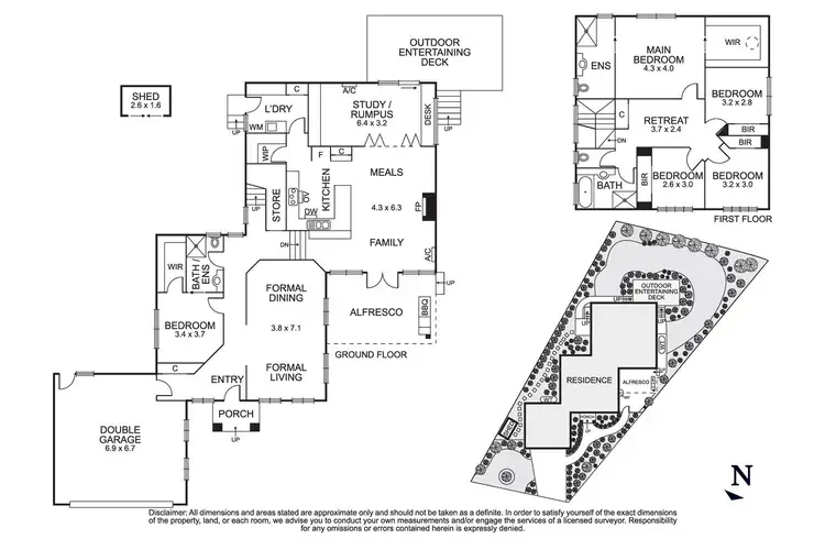 Floorplan of Homely house listing, 6 Matilda Court, Eltham North VIC 3095