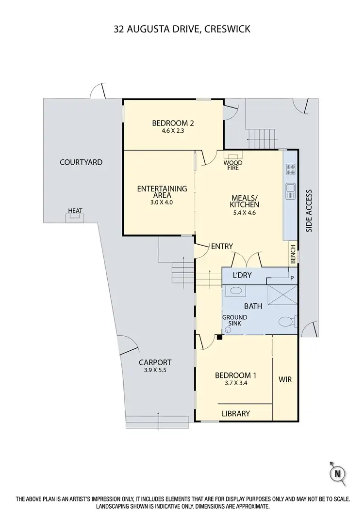 Floorplan of Homely house listing, 32 Augusta Drive, Creswick VIC 3363