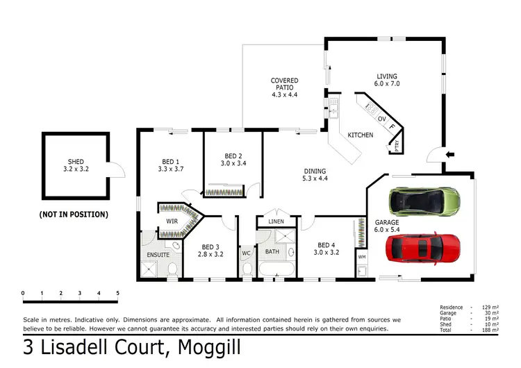 Floorplan of Homely house listing, 3 Lisadell Court, Moggill QLD 4070