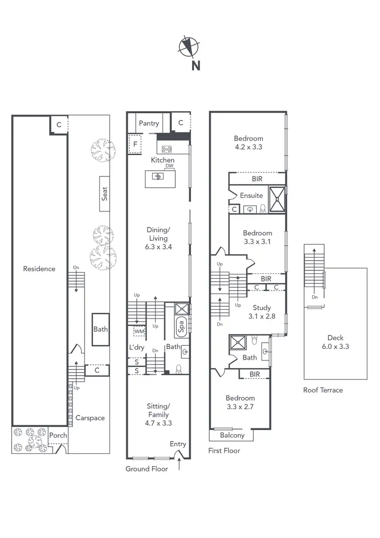 Floorplan of Homely house listing, 46 Peel Street, Windsor VIC 3181