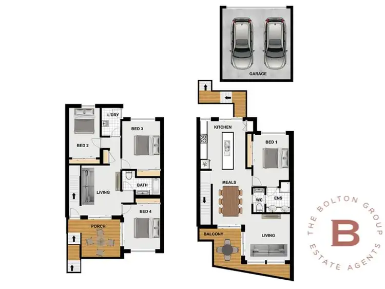 Floorplan of Homely house listing, 104 Grande Avenue, Springfield Lakes QLD 4300