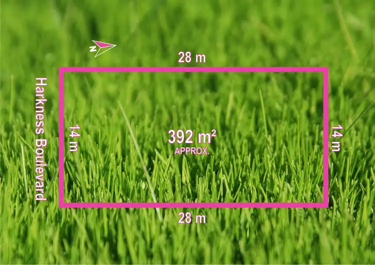 Floorplan of Homely land listing, 31 Harkness Boulevard, Armstrong Creek VIC 3217