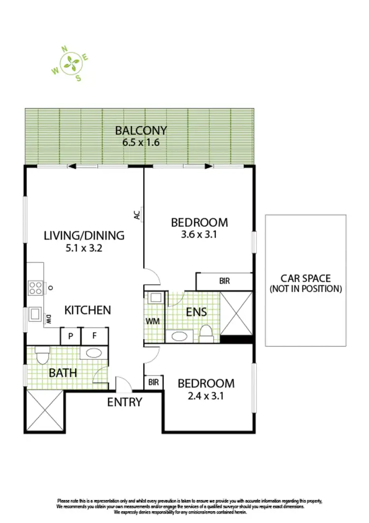 Floorplan of Homely apartment listing, 401/1B Kokaribb Road, Carnegie VIC 3163