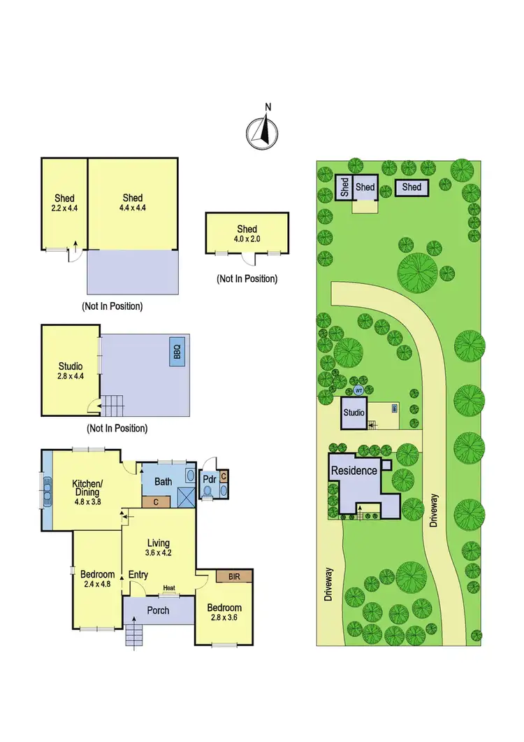 Floorplan of Homely land listing, 23 Glen Park Road, Eltham North VIC 3095