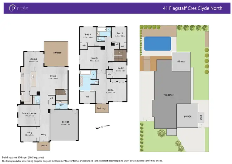 Floorplan of Homely house listing, 41 Flagstaff Crescent, Clyde North VIC 3978