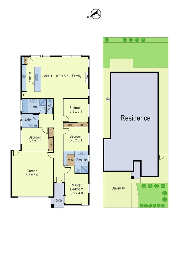 Floorplan of Homely house listing, 34 Granada Grove, Doreen VIC 3754