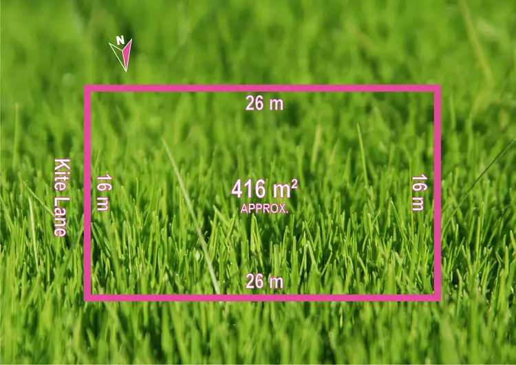 Floorplan of Homely land listing, 2 Kite Lane, Curlewis VIC 3222