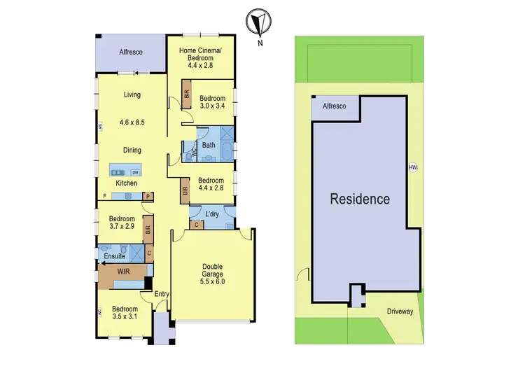 Floorplan of Homely house listing, 5 Subzero Drive, Doreen VIC 3754
