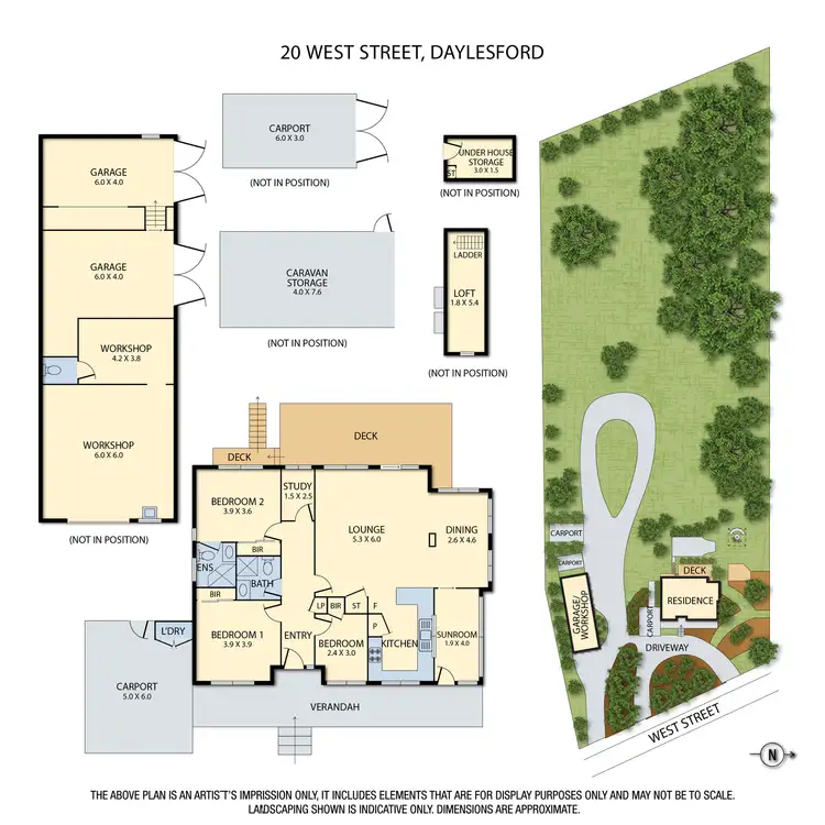 Floorplan of Homely house listing, 20 West Street, Daylesford VIC 3460