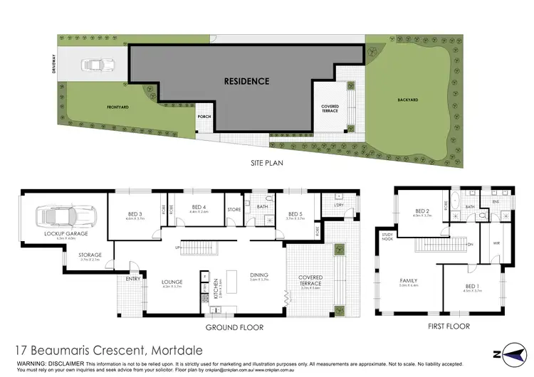 Floorplan of Homely house listing, 17 Beaumaris Crescent, Mortdale NSW 2223