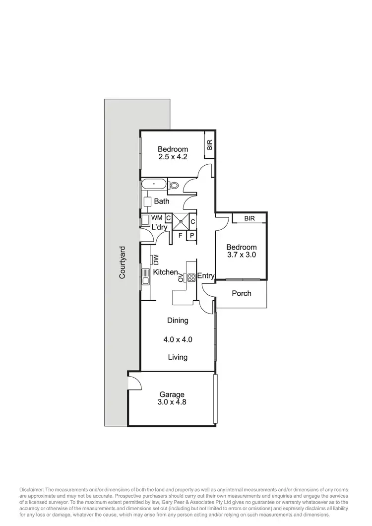 Floorplan of Homely villa listing, 5/8 Lillimur Road, Ormond VIC 3204