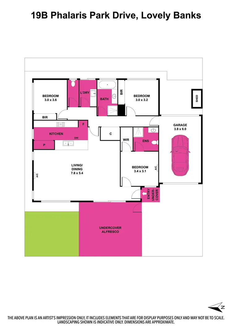 Floorplan of Homely unit listing, 19b Phalaris Park Drive, Lovely Banks VIC 3213