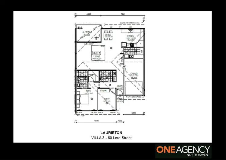 Floorplan of Homely villa listing, 3/60 Lord Street, Laurieton NSW 2443