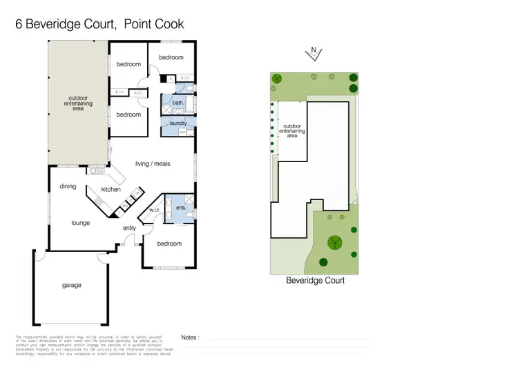 Floorplan of Homely house listing, 6 Beveridge Court, Point Cook VIC 3030
