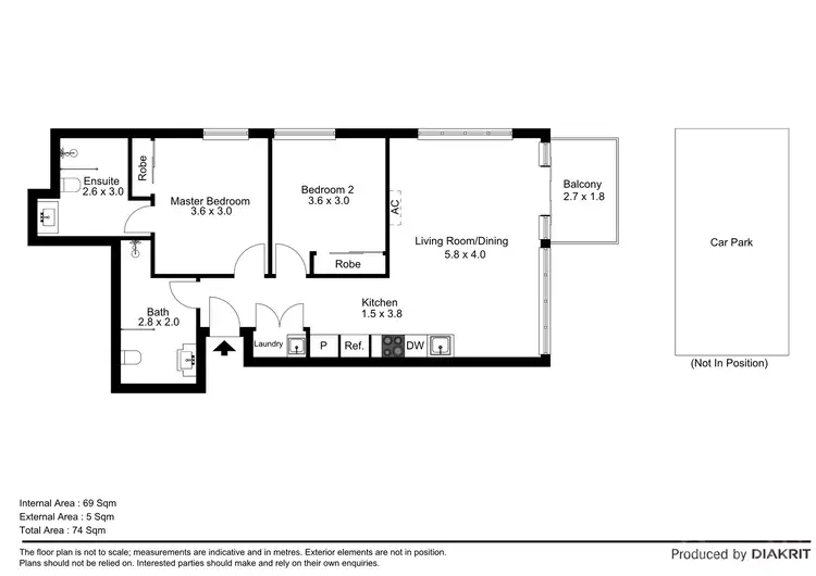 Floorplan of Homely apartment listing, 104/4 Yarra Bing Crescent, Burwood VIC 3125