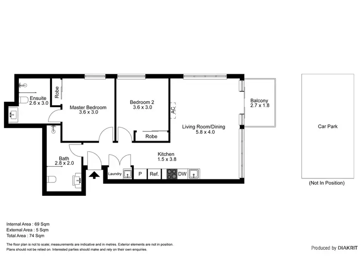 Floorplan of Homely apartment listing, 4/4 Yarra Bing Crescent, Burwood VIC 3125