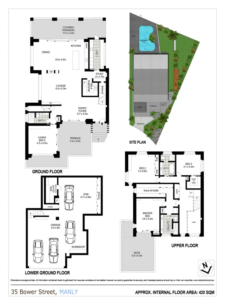 Floorplan of Homely house listing, 35 Bower Street, Manly NSW 2095
