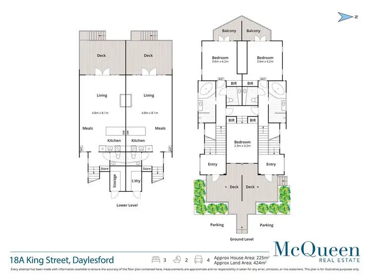 Floorplan of Homely house listing, 18A King Street, Daylesford VIC 3460