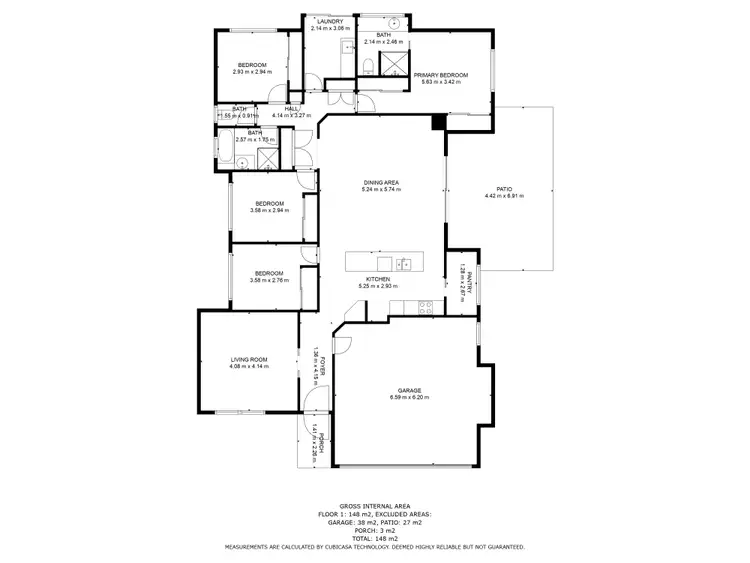 Floorplan of Homely house listing, 66 Fairway Drive, Gympie QLD 4570