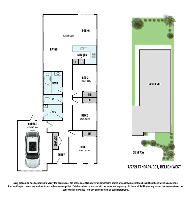 Floorplan of Homely unit listing, 7/17-21 Tandara Circuit, Melton West VIC 3337