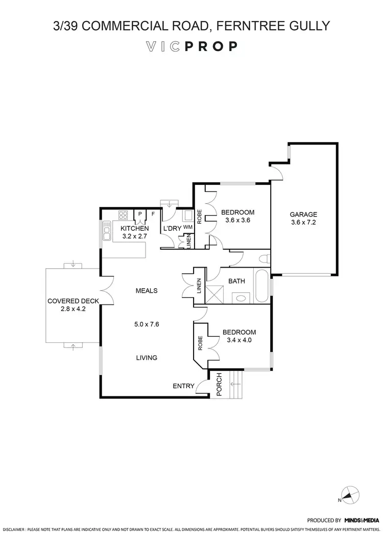 Floorplan of Homely unit listing, 3/39 Commercial Road, Ferntree Gully VIC 3156