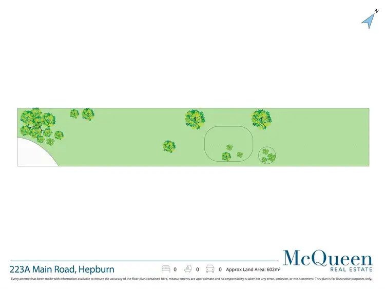 Floorplan of Homely land listing, 223A Main Road, Hepburn VIC 3461