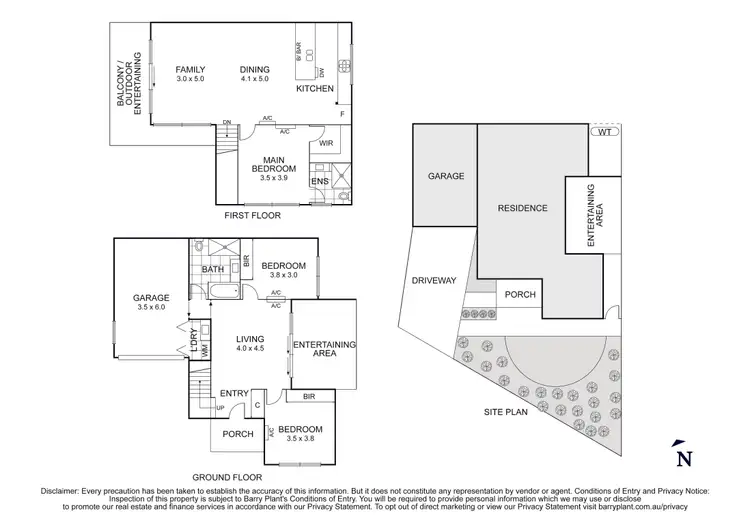 Floorplan of Homely townhouse listing, 2/1 Park Street, Mordialloc VIC 3195