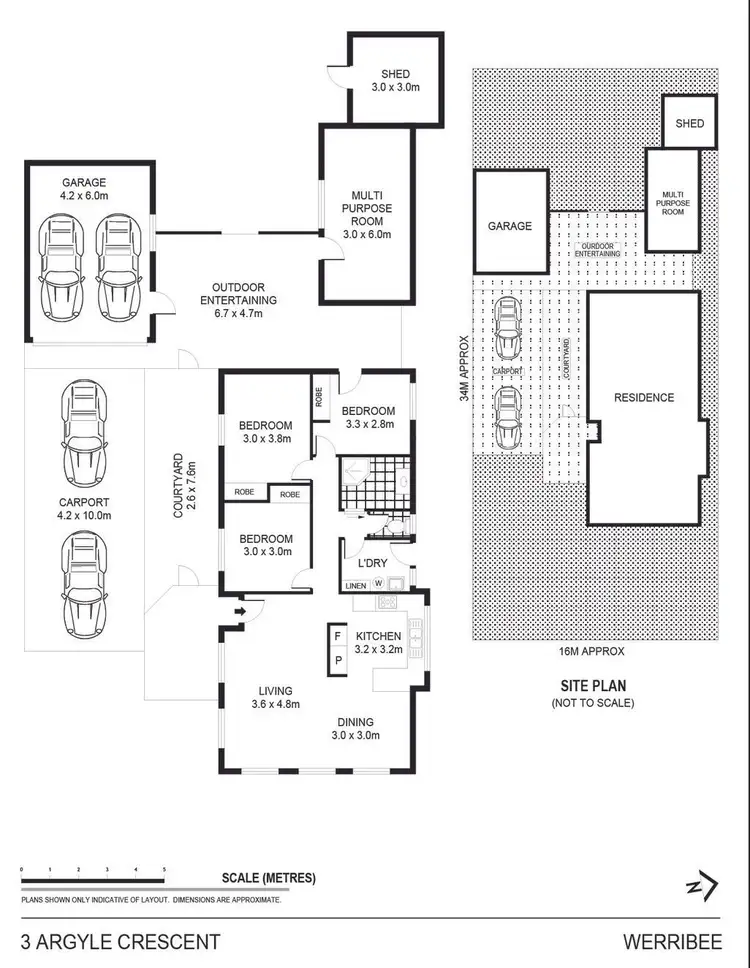 Floorplan of Homely house listing, 3 Argyle Crescent, Werribee VIC 3030