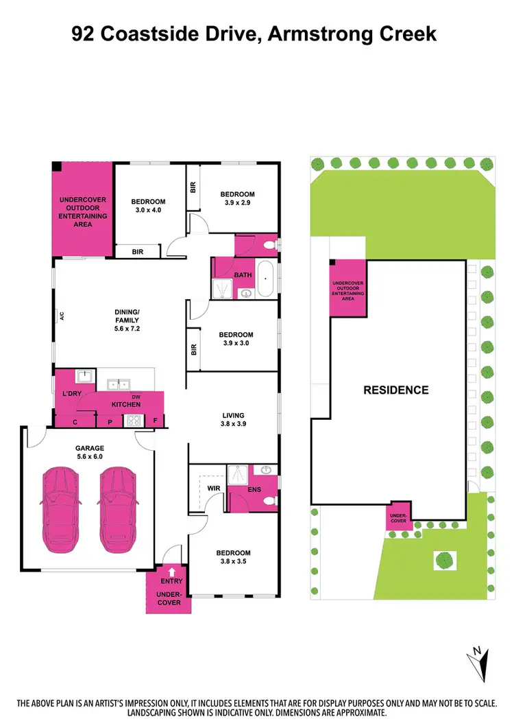 Floorplan of Homely house listing, 92 Coastside Drive, Armstrong Creek VIC 3217