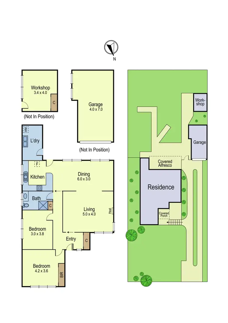Floorplan of Homely house listing, 22 Cecil Street, Eltham VIC 3095