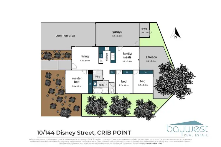 Floorplan of Homely unit listing, 10/144 Disney Street, Crib Point VIC 3919