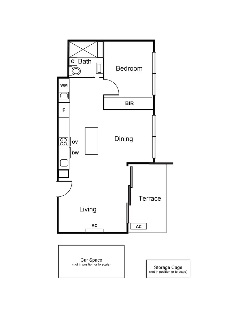Floorplan of Homely apartment listing, 103/1100 Dandenong Road, Carnegie VIC 3163