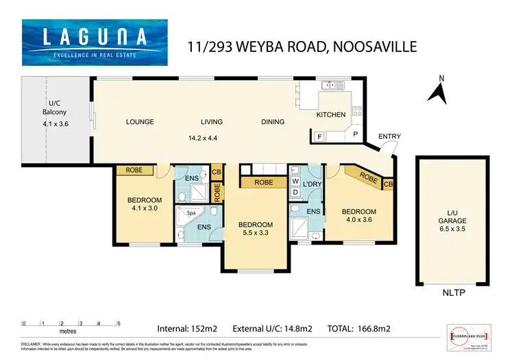 Floorplan of Homely unit listing, 11/293 Weyba Road, Noosaville QLD 4566