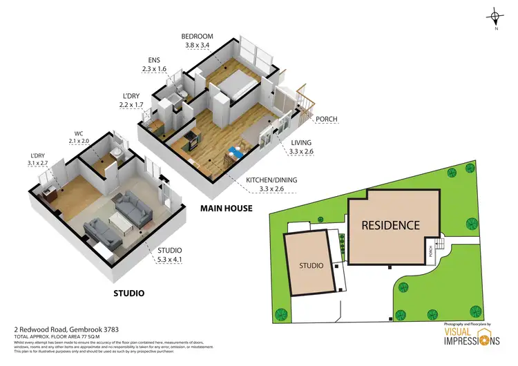 Floorplan of Homely house listing, 43 Village Lane, Gembrook VIC 3783