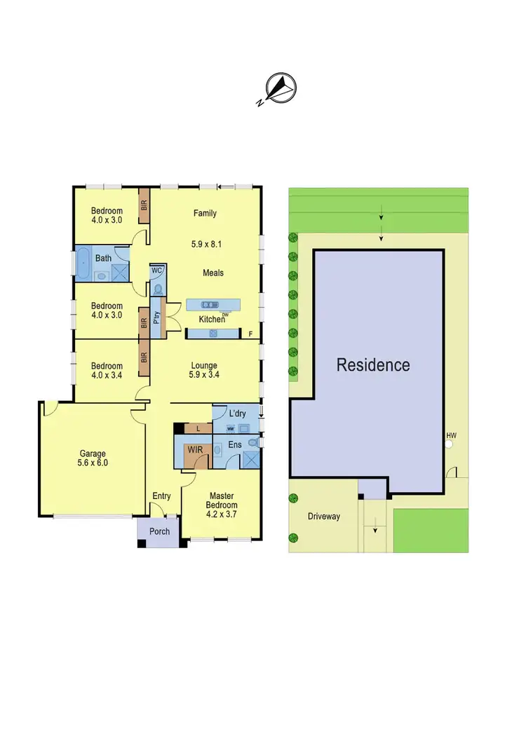 Floorplan of Homely house listing, 37 Cassinias Grove, Mernda VIC 3754