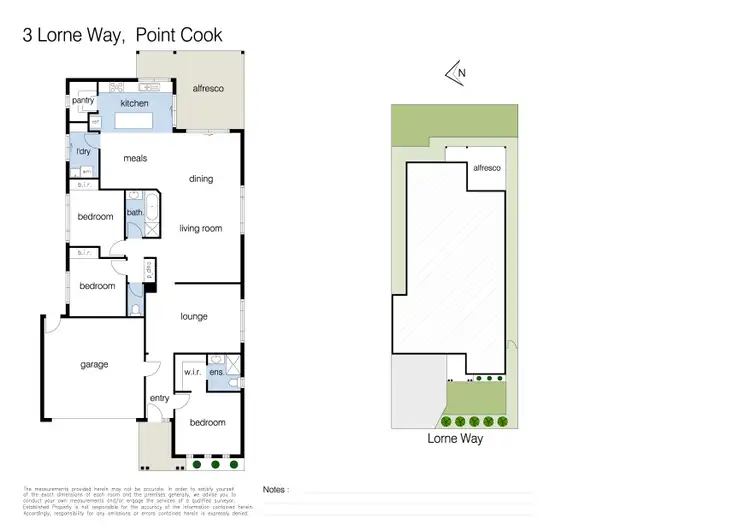 Floorplan of Homely house listing, 3 Lorne Way, Point Cook VIC 3030