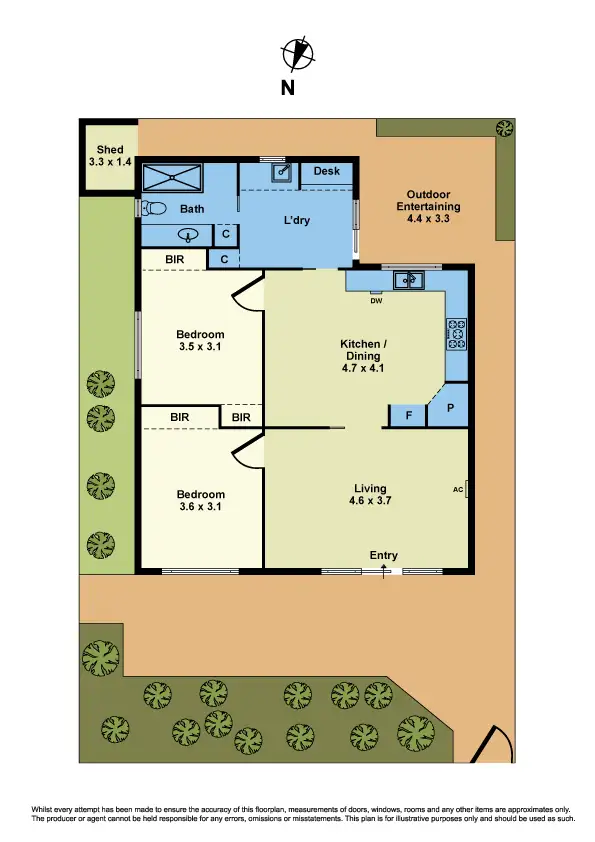 Floorplan of Homely house listing, 13 Parramatta Street, Williamstown VIC 3016
