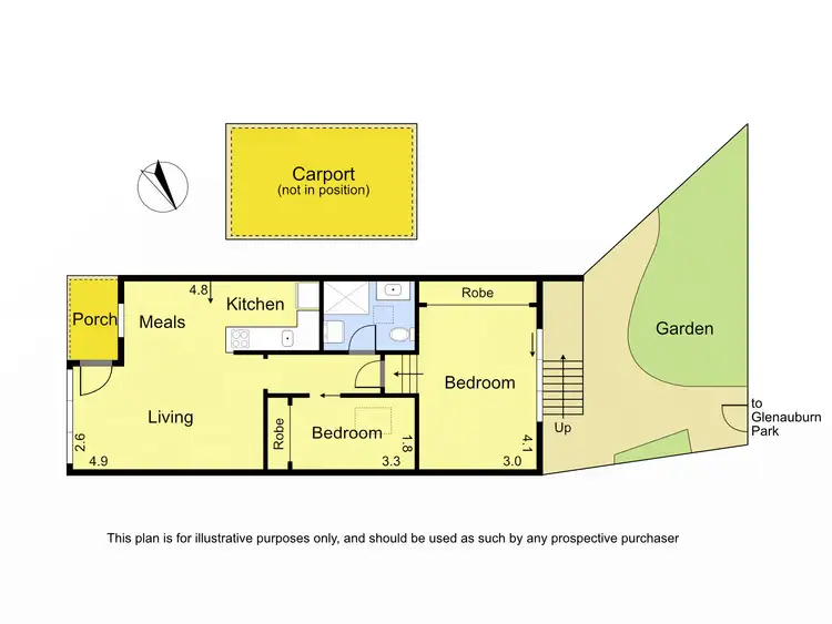 Floorplan of Homely unit listing, 6/29 Main Road, Lower Plenty VIC 3093