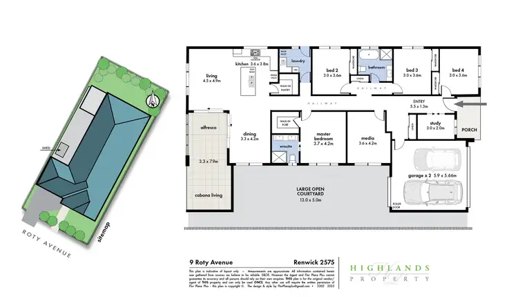 Floorplan of Homely house listing, 9 Roty Avenue, Renwick NSW 2575