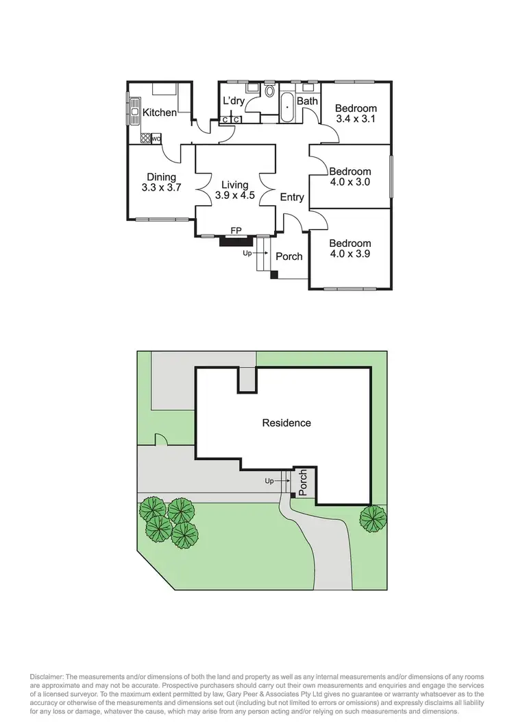Floorplan of Homely house listing, 16 McGuinness Road, Bentleigh East VIC 3165