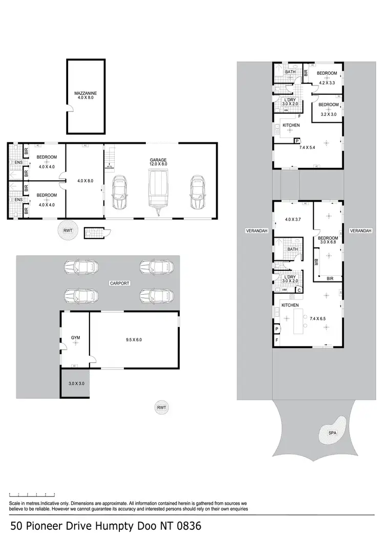 Floorplan of Homely house listing, 50 Pioneer Drive, Humpty Doo NT 836