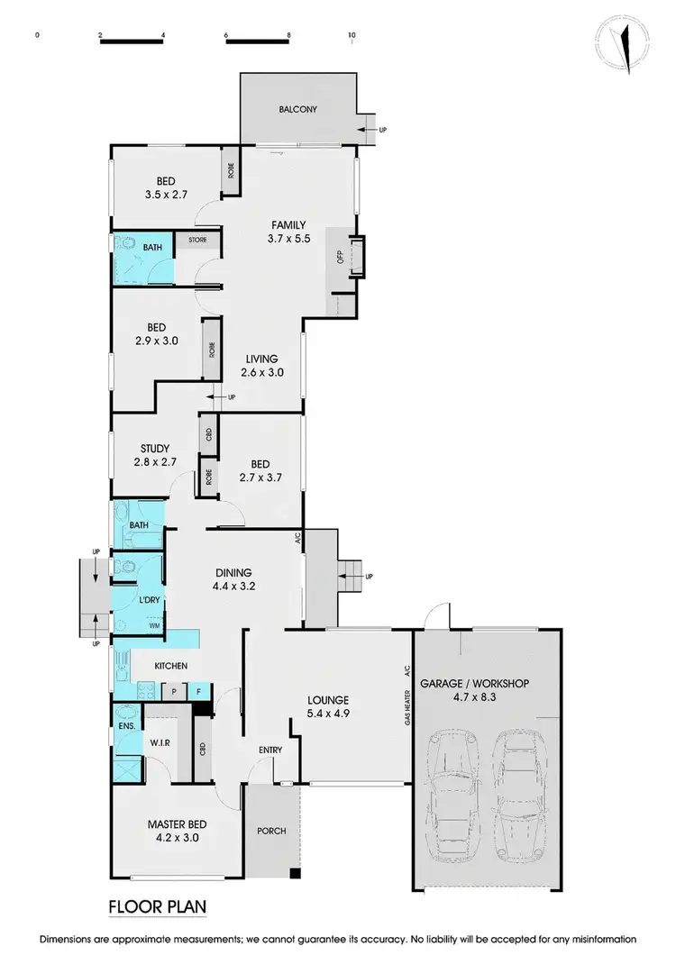 Floorplan of Homely house listing, 14 Moonah Road, Wantirna South VIC 3152