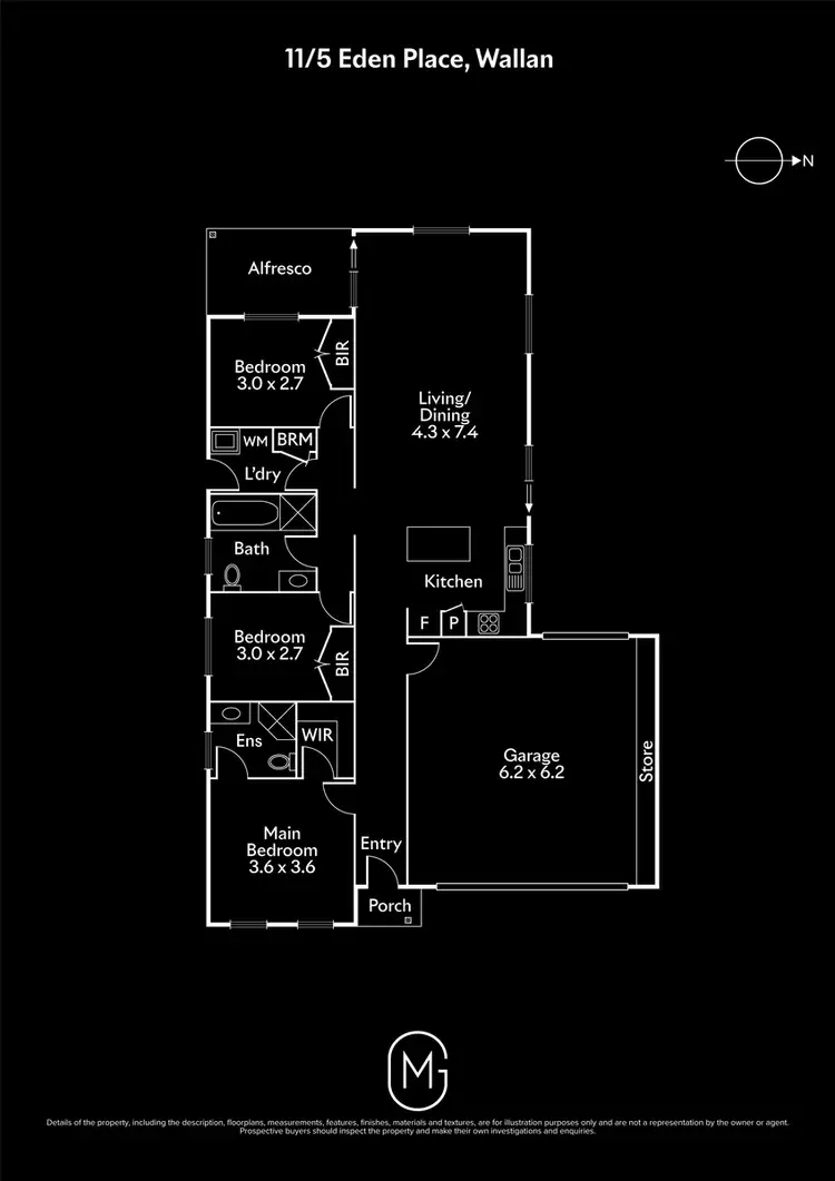 Floorplan of Homely house listing, 11/5 Eden Place, Wallan VIC 3756