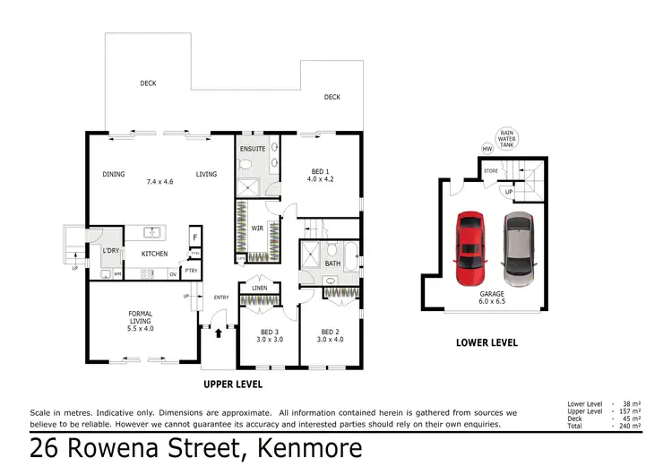 Floorplan of Homely house listing, 26 Rowena Street, Kenmore QLD 4069