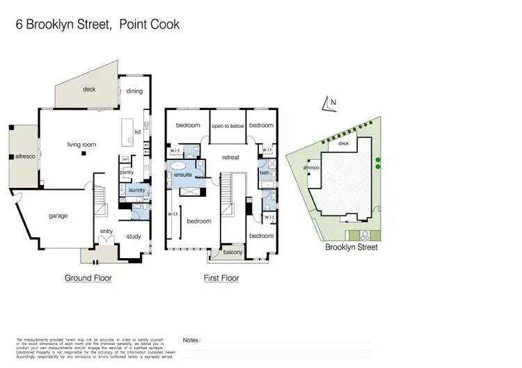 Floorplan of Homely house listing, 6 Brooklyn Street, Point Cook VIC 3030