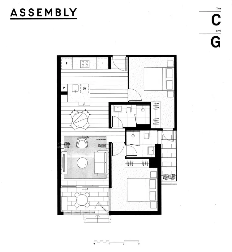 Floorplan of Homely apartment listing, G06/380 Queensberry Street, North Melbourne VIC 3051