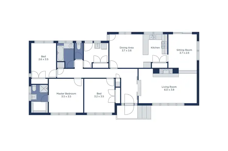 Floorplan of Homely house listing, 25 Corbert Court, Ferntree Gully VIC 3156