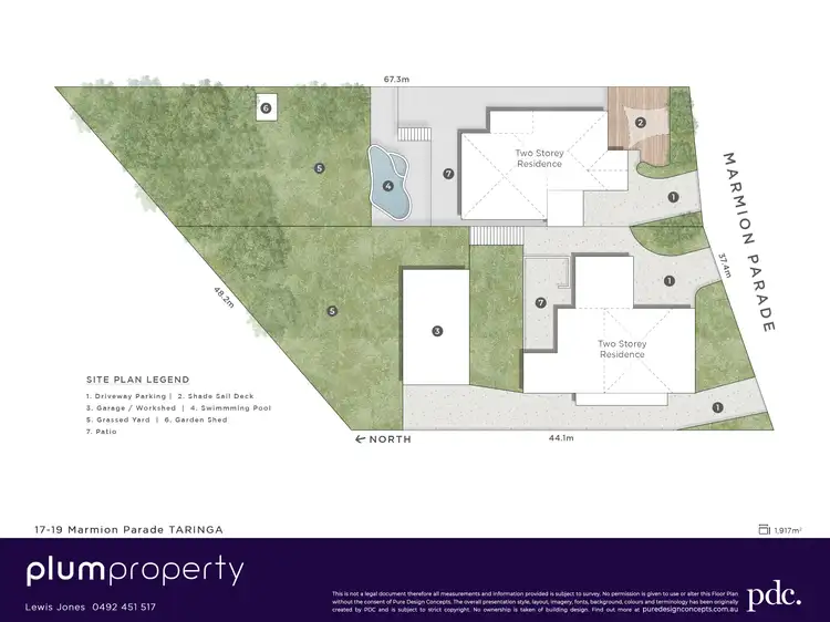 Floorplan of Homely house listing, 19 Marmion Parade, Taringa QLD 4068