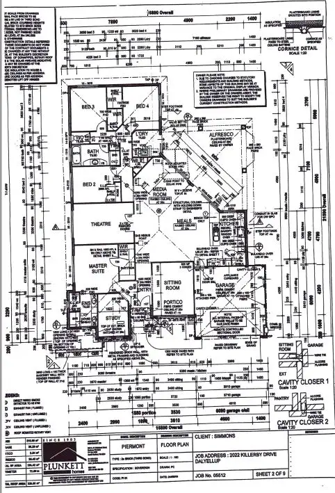 Floorplan of Homely house listing, 24 Killerby Drive, Dalyellup WA 6230