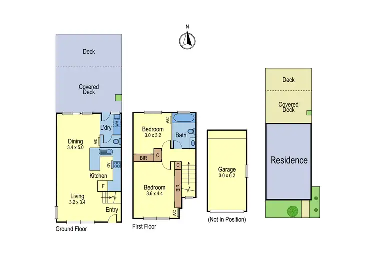 Floorplan of Homely townhouse listing, 3/87 Bible Street, Eltham VIC 3095